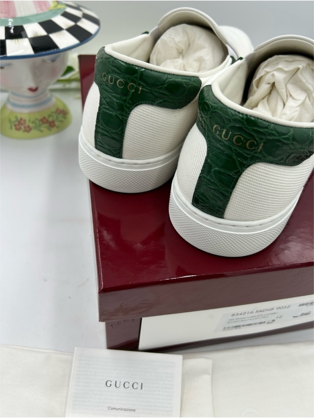 Gucci ace slip on sneaker size 12 fits 13 US made in Italy - Picture 5 of 8